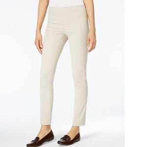 Karen Scott Petite Corduroy Pull-On Pants Stonewall PP